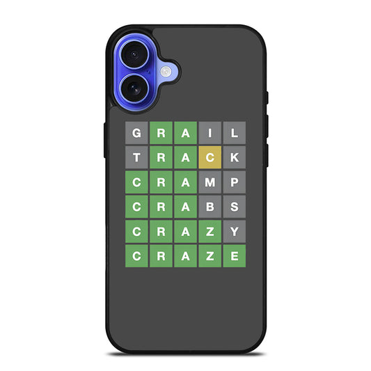 WORDLE GAME 3 iPhone 16 Case Cover