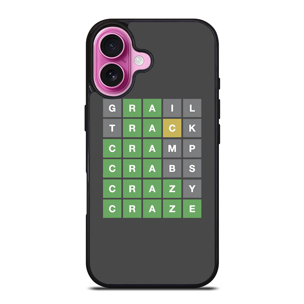 WORDLE GAME 3 iPhone 16 Plus Case Cover