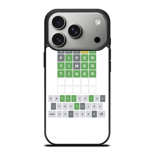 WORDLE GAME iPhone 17 Pro Case Cover