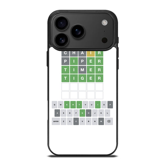 WORDLE GAME iPhone 17 Pro Max Case Cover