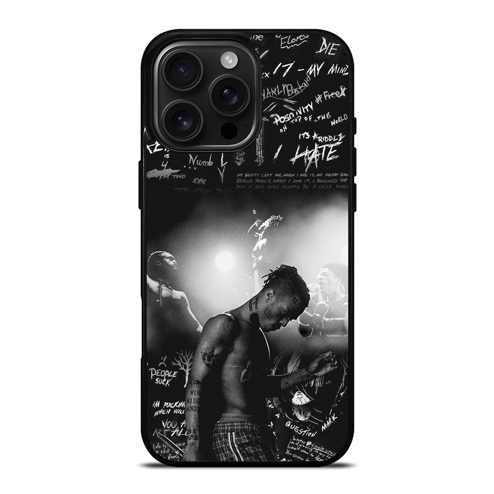 XXXTENTACION RAPPER LYRIC iPhone 16 Pro Max Case Cover