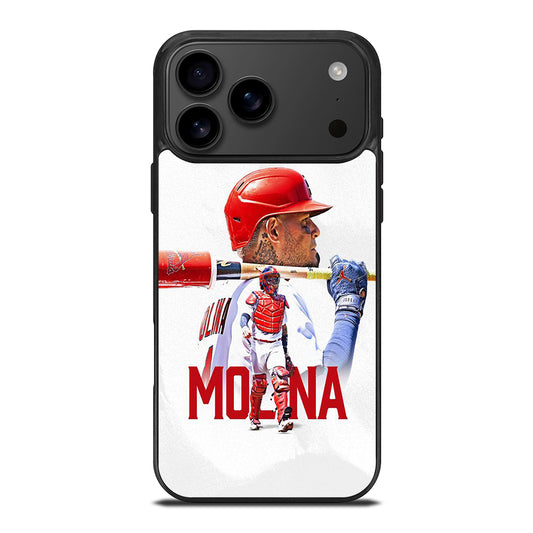 YADIER MOLINA ST LOUIS CARDINALS MLB BASEBALL iPhone 17 Pro Max Case Cover