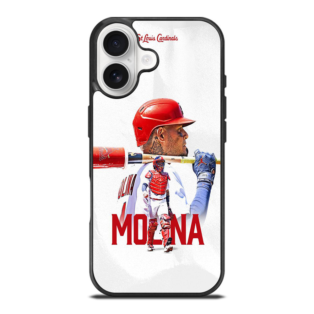 YADIER MOLINA ST LOUIS CARDINALS MLB BASEBALL iPhone 17 Case Cover