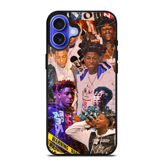 YOUNGBOY NBA RAPPER COLLAGE iPhone 16 Case Cover