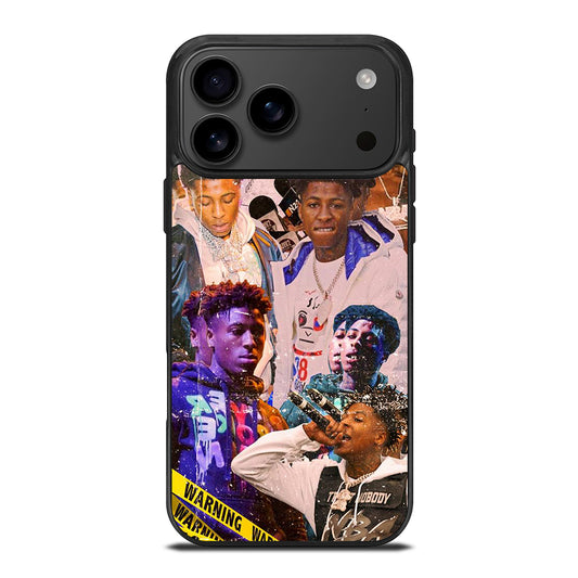YOUNGBOY NBA RAPPER COLLAGE iPhone 17 Pro Max Case Cover