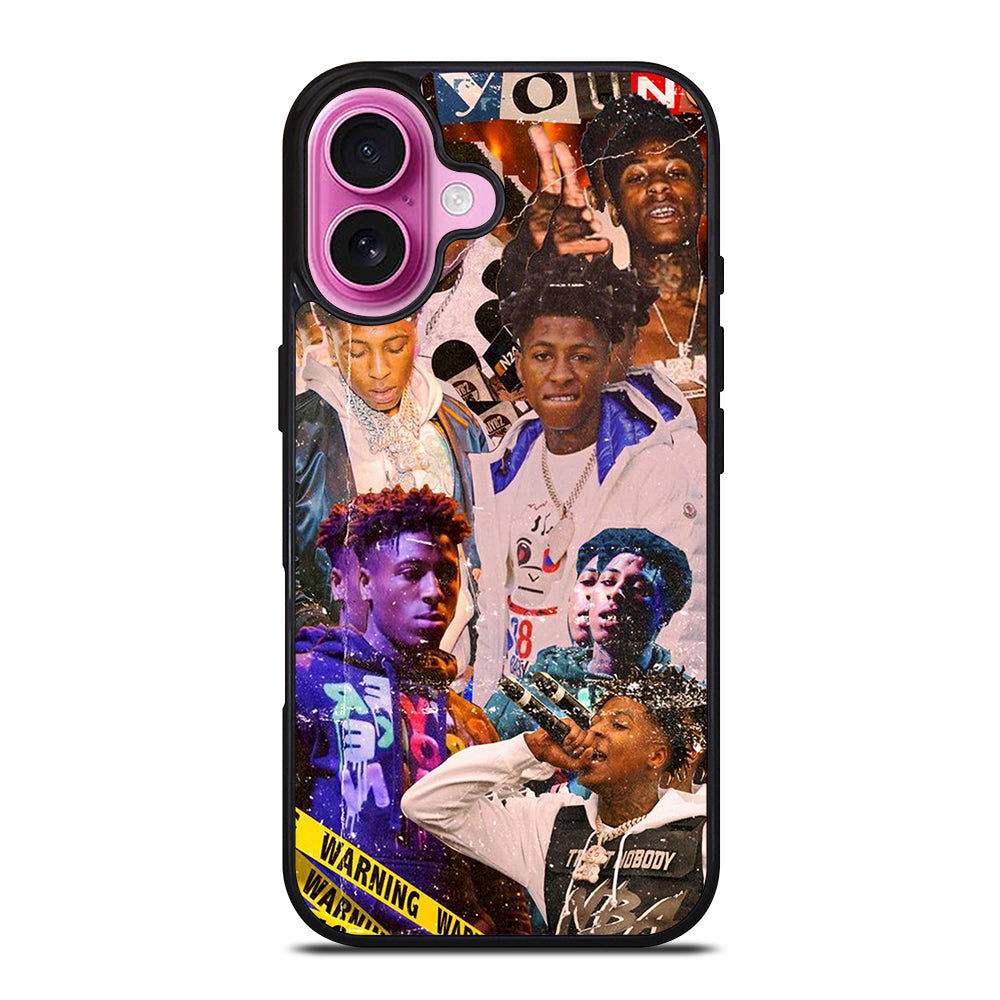 YOUNGBOY NBA RAPPER COLLAGE iPhone 16 Plus Case Cover