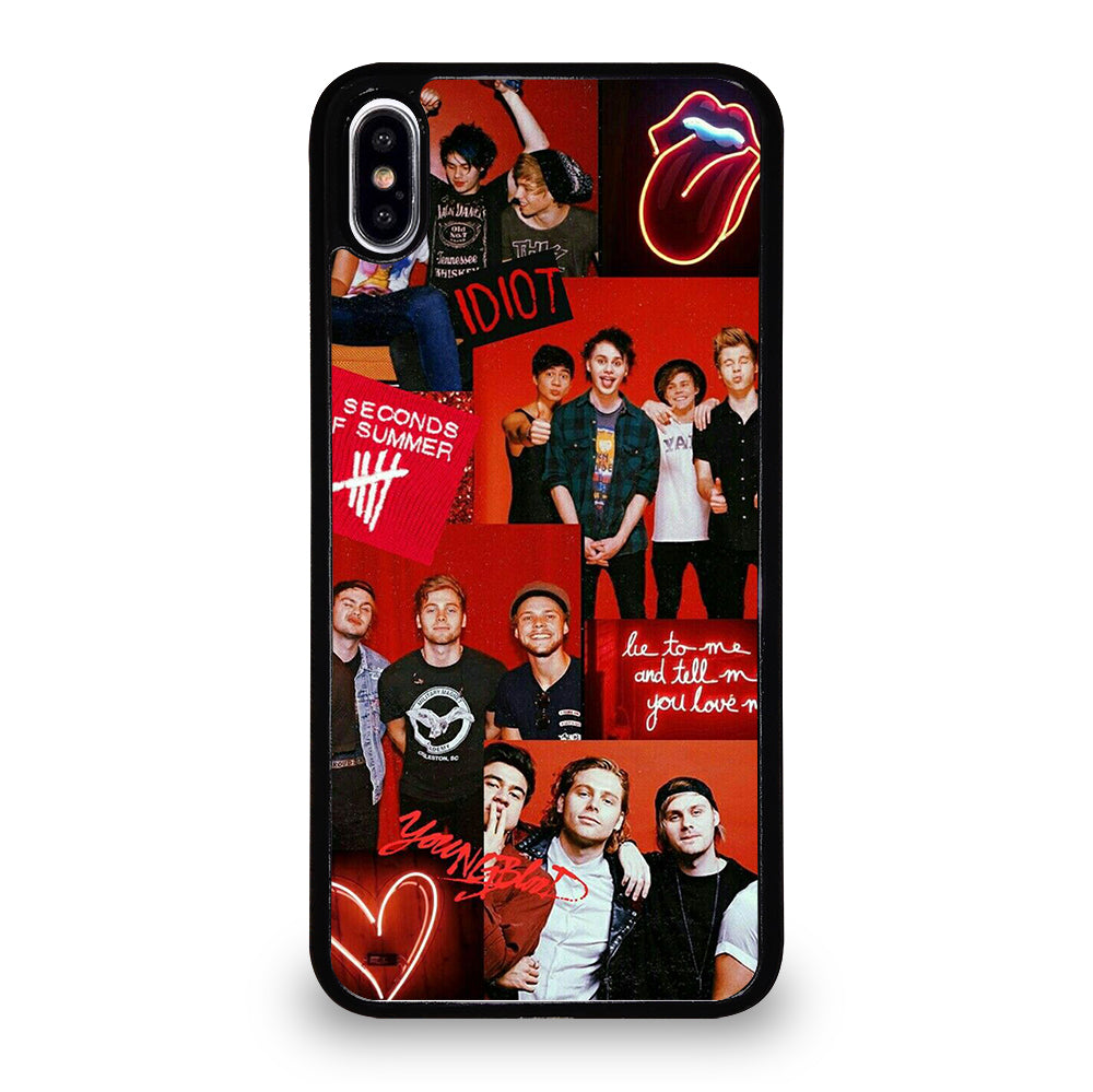 5 SECONDS OF SUMMER BAND 2 iPhone XS Max Case Cover