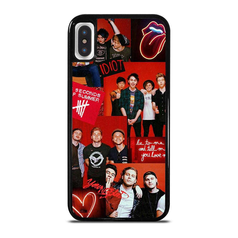 5 SECONDS OF SUMMER BAND 2 iPhone X / XS Case Cover