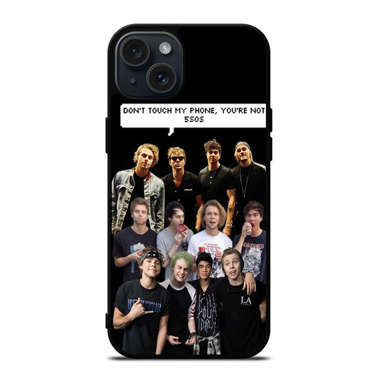 5 SECONDS OF SUMMER BAND 3 iPhone 15 Plus Case Cover