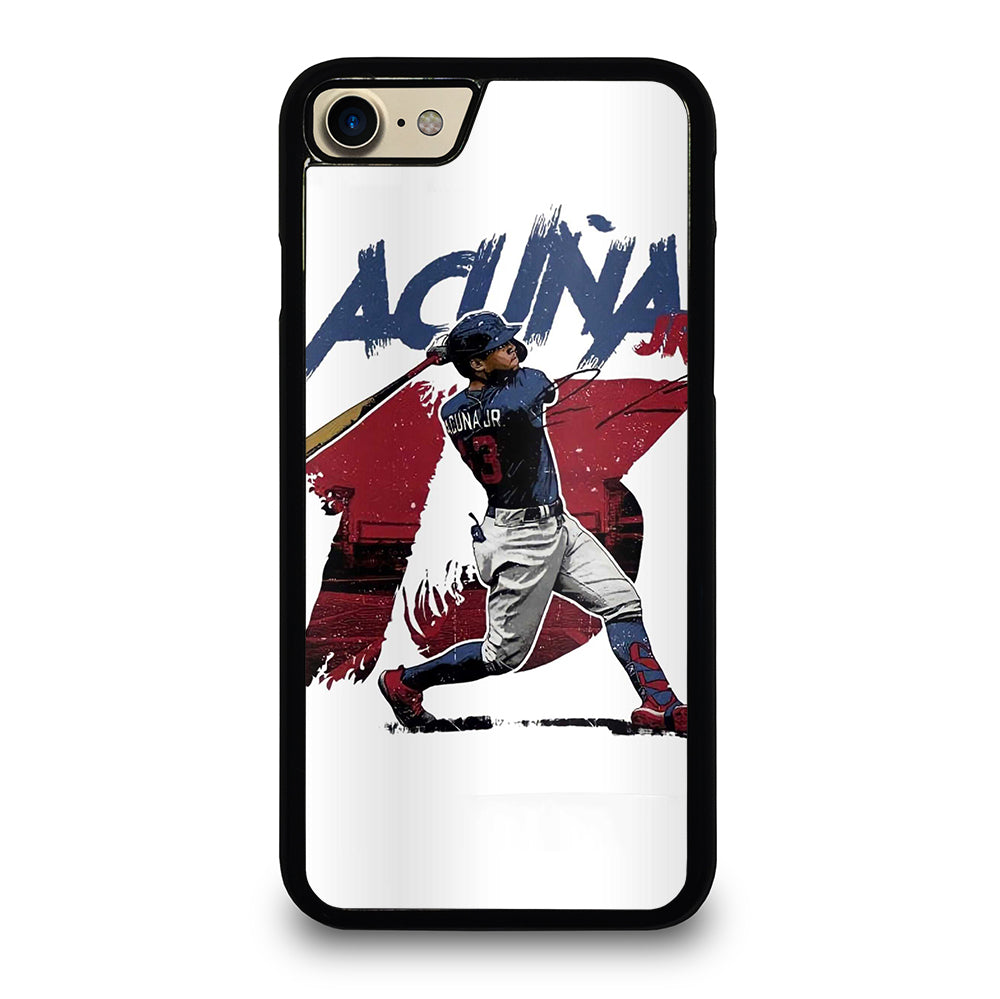 ACUNA JR ATLANTA BRAVES BASEBALL 13 iPhone 7 / 8 Case Cover