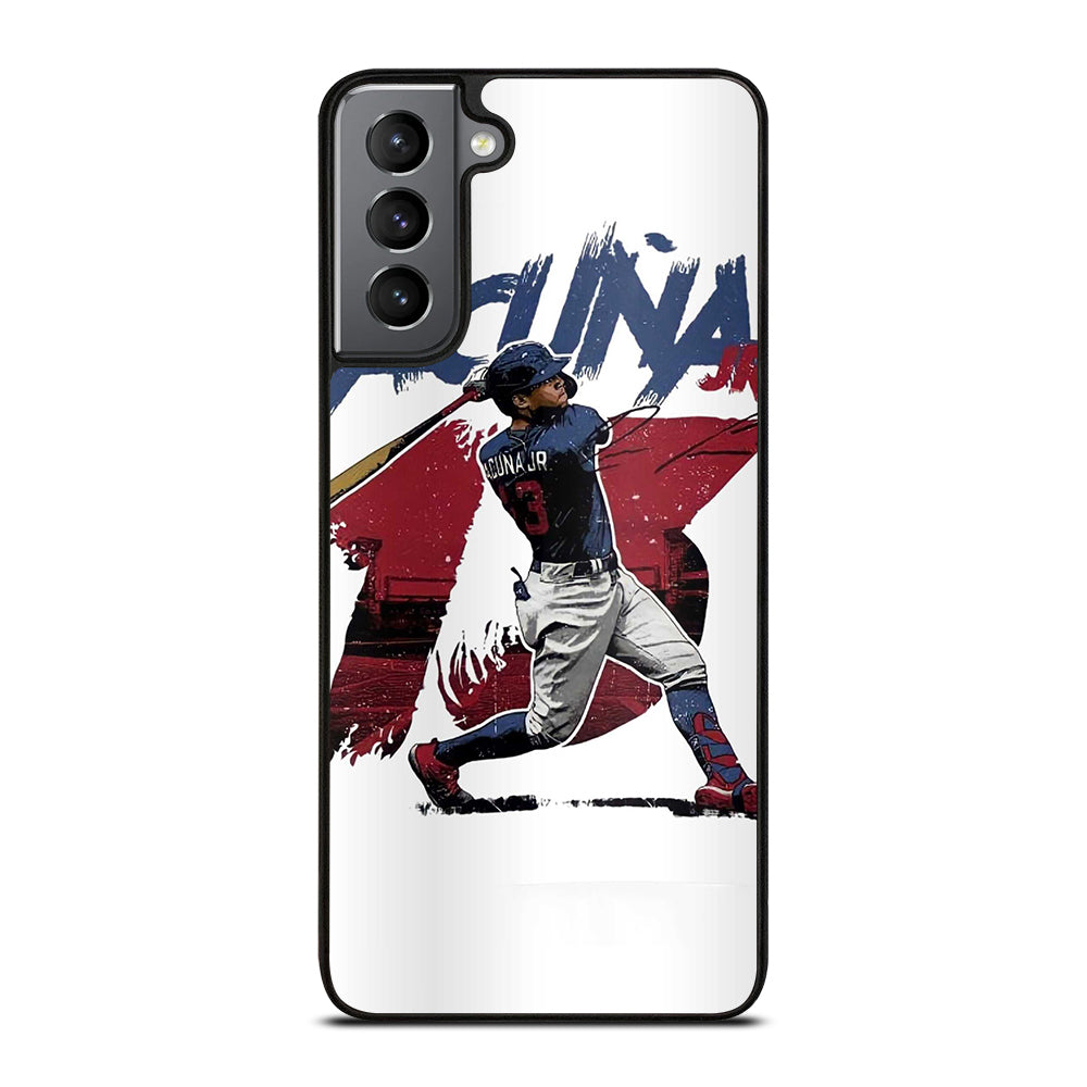 ACUNA JR ATLANTA BRAVES BASEBALL 13 Samsung Galaxy S21 Plus Case Cover