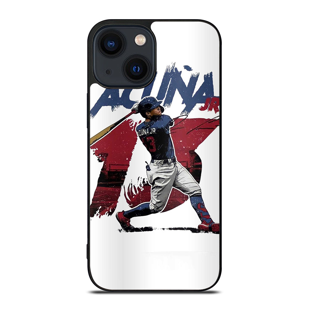 ACUNA JR ATLANTA BRAVES BASEBALL 13 iPhone 14 Plus Case Cover