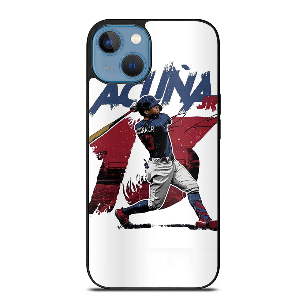 ACUNA JR ATLANTA BRAVES BASEBALL 13 iPhone 13 Case Cover