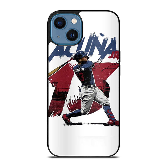 ACUNA JR ATLANTA BRAVES BASEBALL 13 iPhone 14 Case Cover
