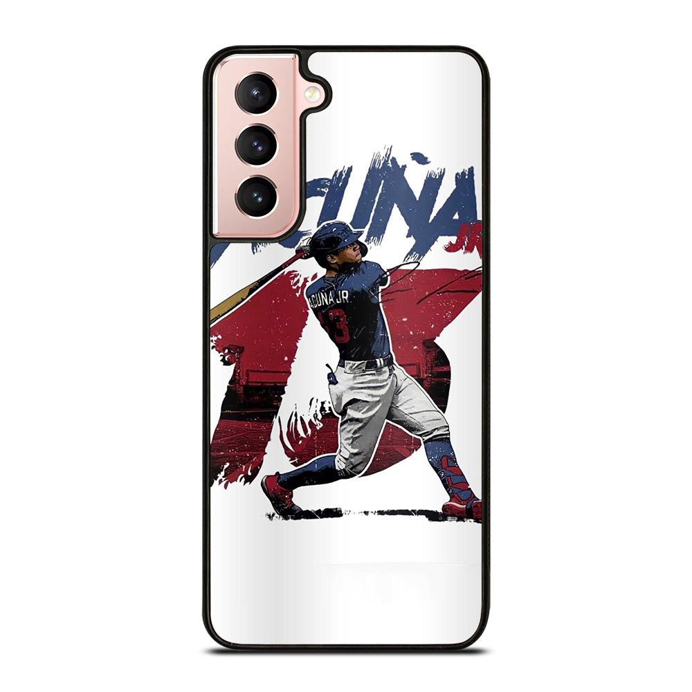 ACUNA JR ATLANTA BRAVES BASEBALL 13 Samsung Galaxy S21 Case Cover