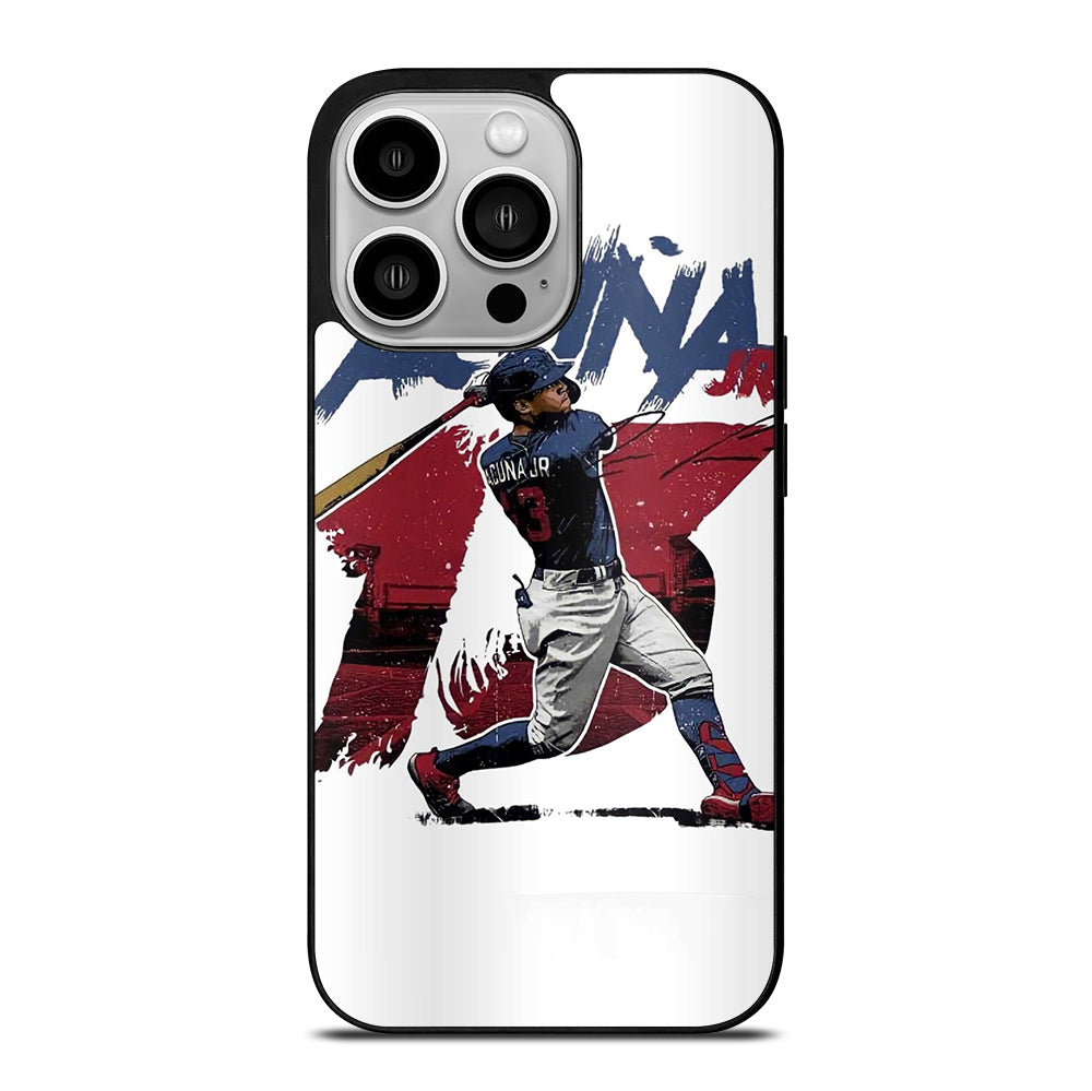 ACUNA JR ATLANTA BRAVES BASEBALL 13 iPhone 14 Pro Case Cover