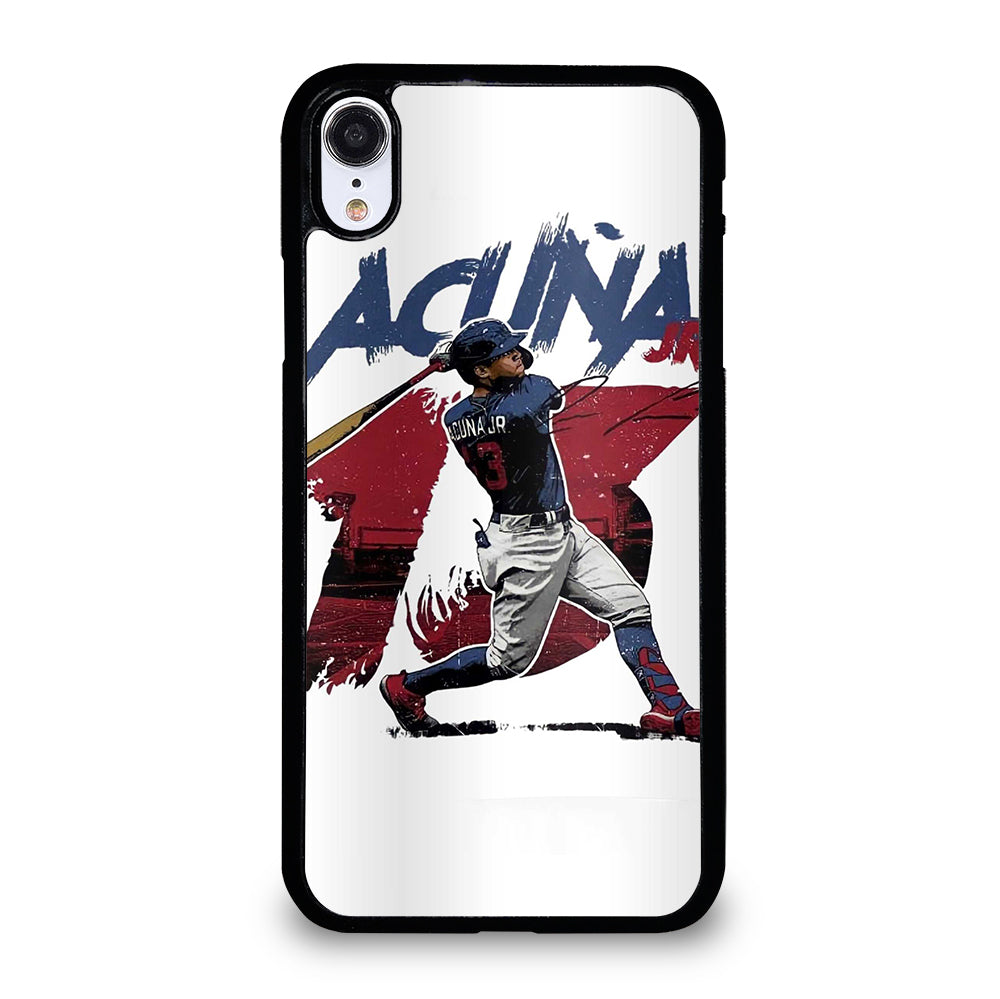 ACUNA JR ATLANTA BRAVES BASEBALL 13 iPhone XR Case Cover