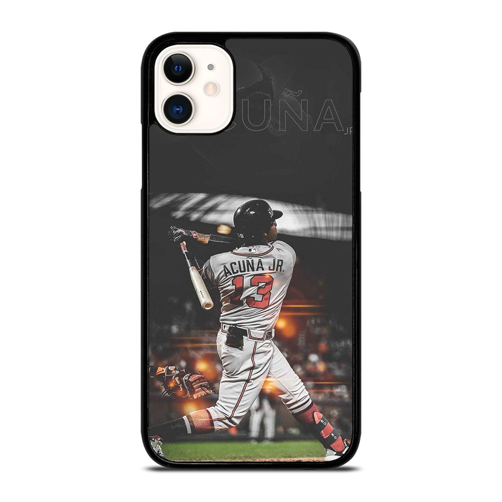 ACUNA JR ATLANTA BRAVES PLAYER iPhone 11 Case Cover