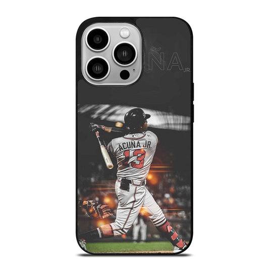 ACUNA JR ATLANTA BRAVES PLAYER iPhone 14 Pro Case Cover