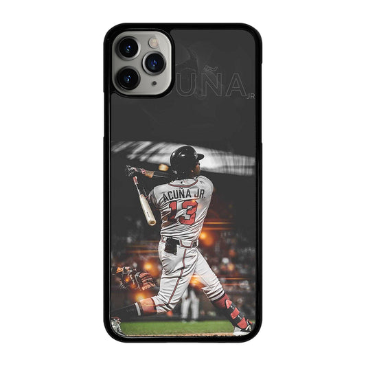 ACUNA JR ATLANTA BRAVES PLAYER iPhone 11 Pro Max Case Cover