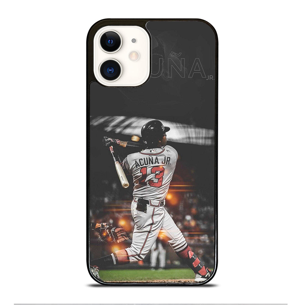 ACUNA JR ATLANTA BRAVES PLAYER iPhone 12 Case Cover