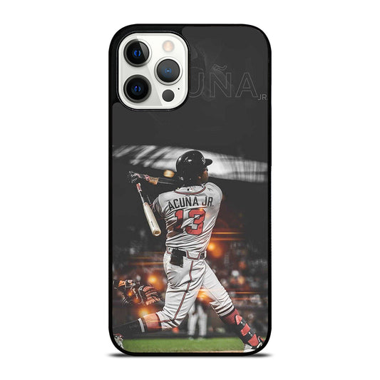 ACUNA JR ATLANTA BRAVES PLAYER iPhone 12 Pro Max Case Cover
