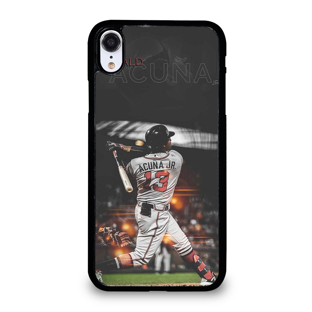 ACUNA JR ATLANTA BRAVES PLAYER iPhone XR Case Cover