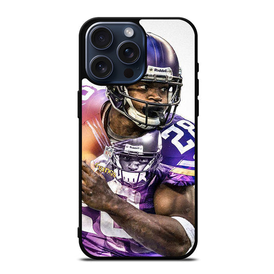 ADRIAN PETERSON NFL AMERICAN FOOTBALL iPhone 15 Pro Max Case Cover