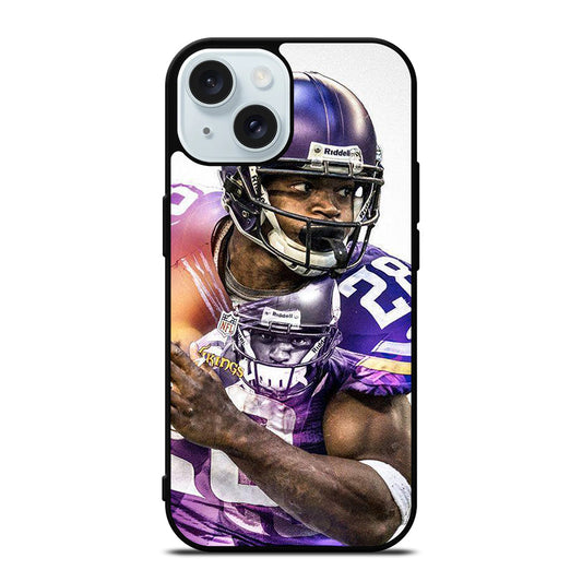 ADRIAN PETERSON NFL AMERICAN FOOTBALL iPhone 15 Case Cover