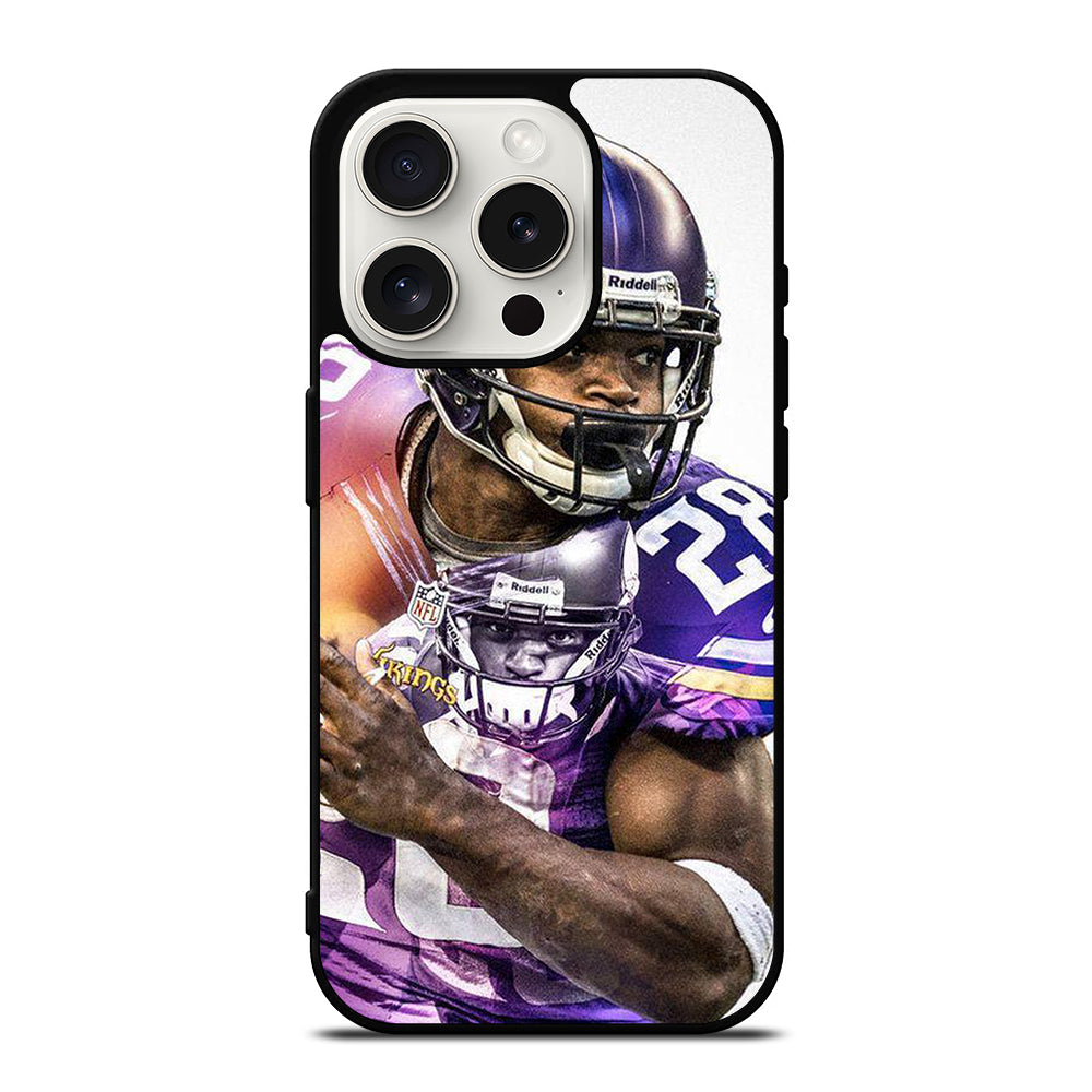 ADRIAN PETERSON NFL AMERICAN FOOTBALL iPhone 15 Pro Case Cover