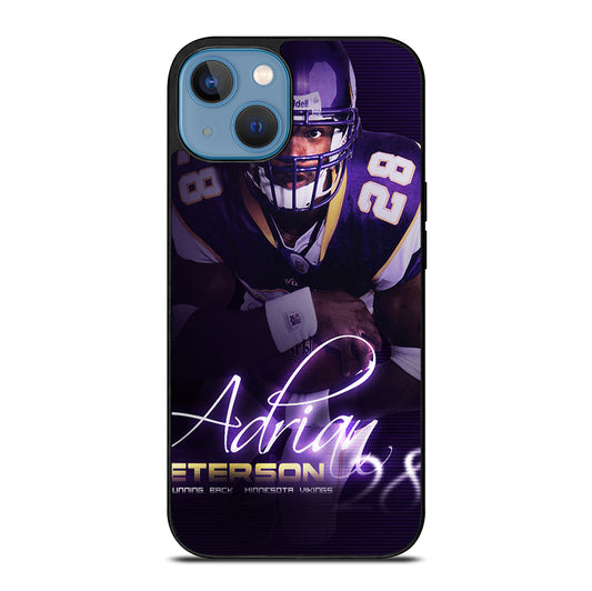 ADRIAN PETERSON NFL SIGNATURE iPhone 13 Case Cover