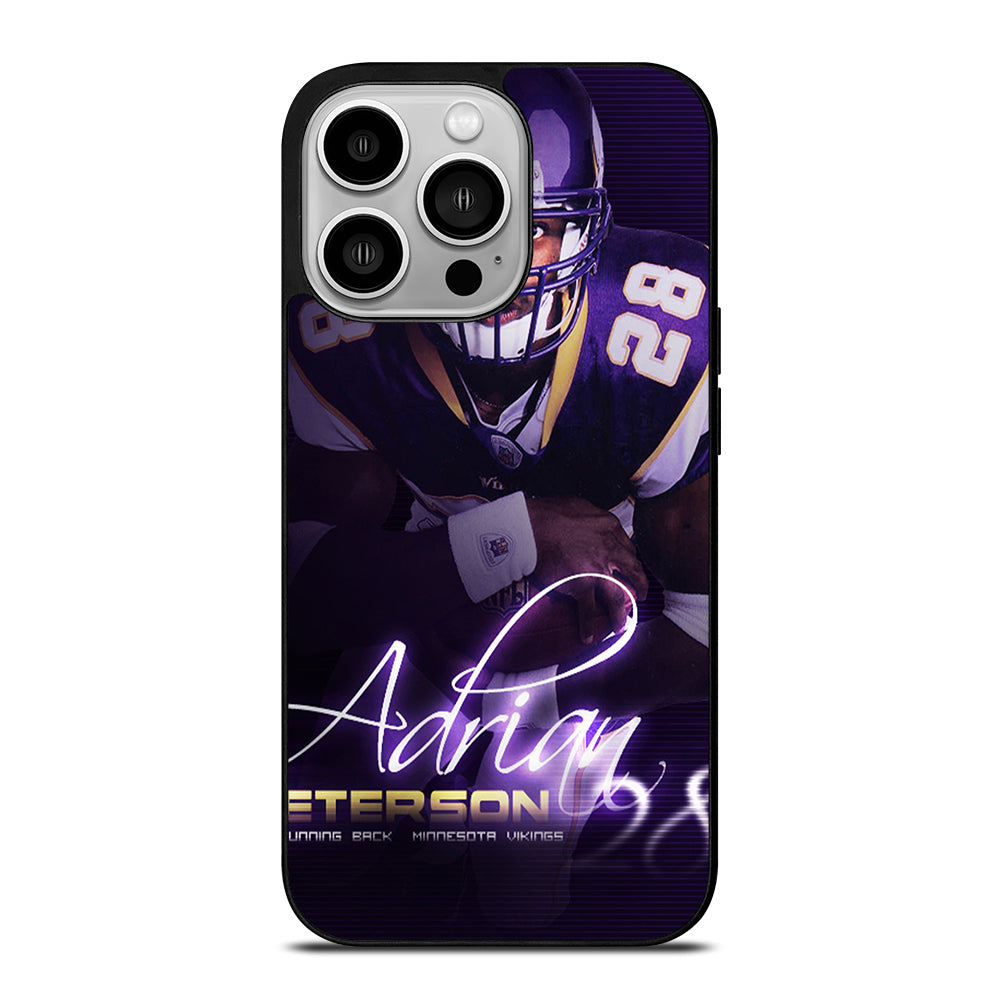 ADRIAN PETERSON NFL SIGNATURE iPhone 14 Pro Case Cover