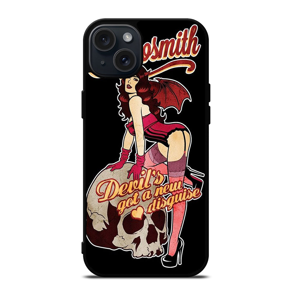 AEROSMITH SKUL ART iPhone 15 Plus Case Cover