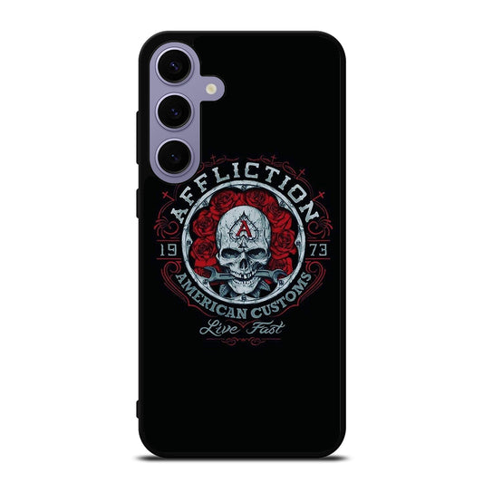 AFFLICTION LOGO SKULL Samsung Galaxy S24 Plus Case Cover