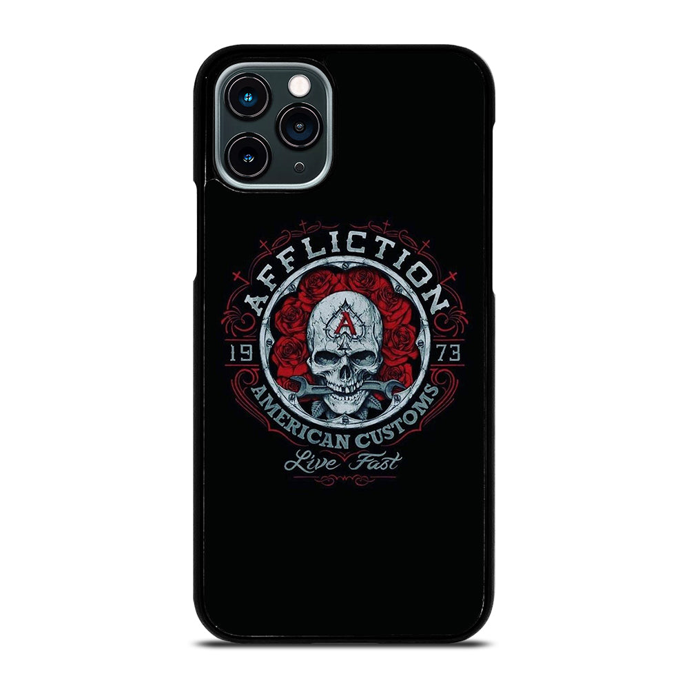 AFFLICTION LOGO SKULL iPhone 11 Pro Case Cover