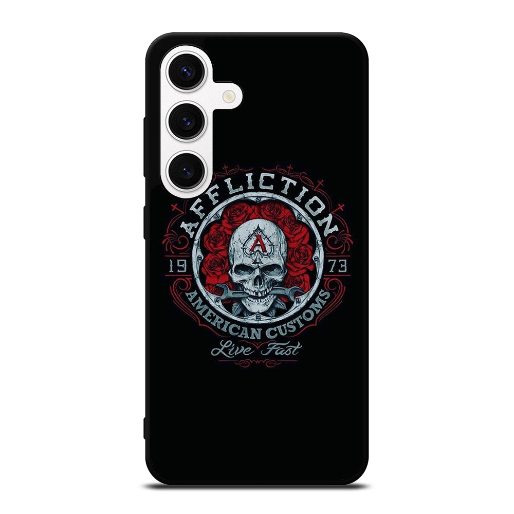 AFFLICTION LOGO SKULL Samsung Galaxy S24 Case Cover