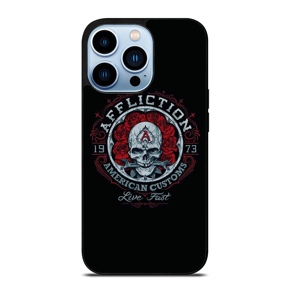 AFFLICTION LOGO SKULL iPhone 13 Pro Max Case Cover