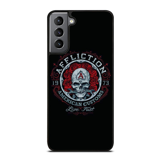 AFFLICTION LOGO SKULL Samsung Galaxy S21 Plus Case Cover