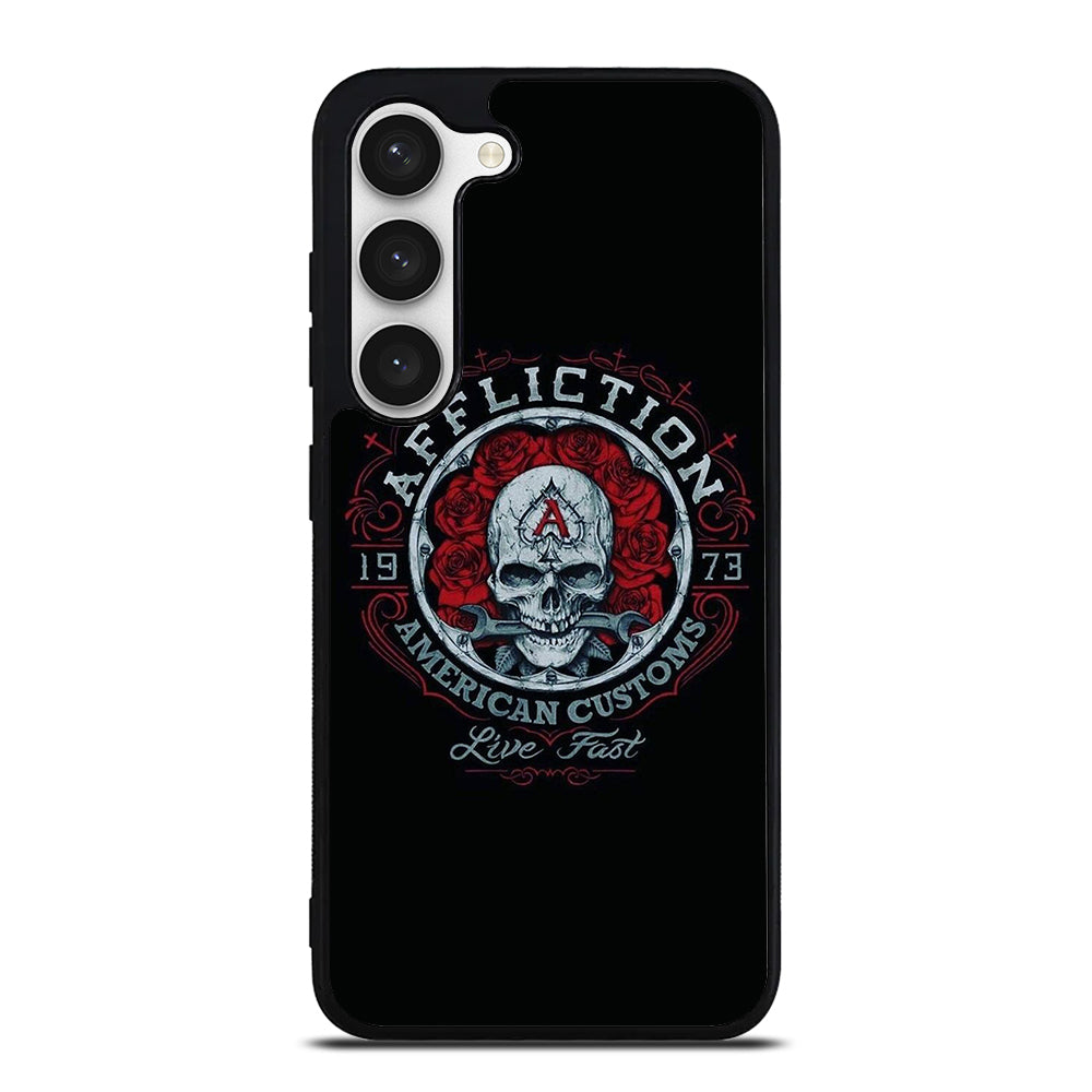 AFFLICTION LOGO SKULL Samsung Galaxy S23 Case Cover