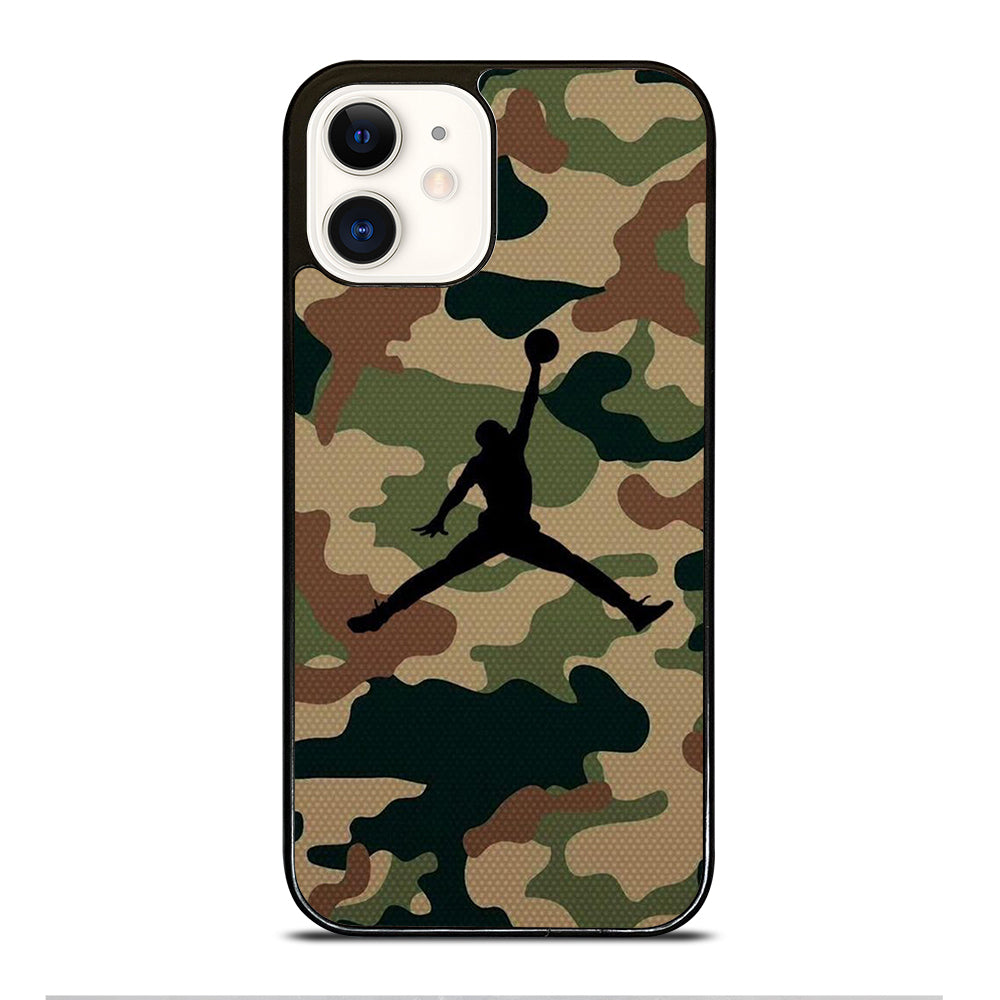 AIR JORDAN CAMO LOGO 2 iPhone 12 Case Cover