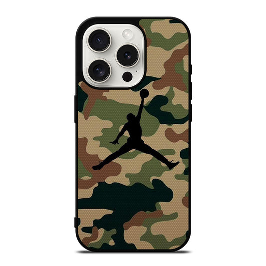 AIR JORDAN CAMO LOGO 2 iPhone 15 Pro Case Cover