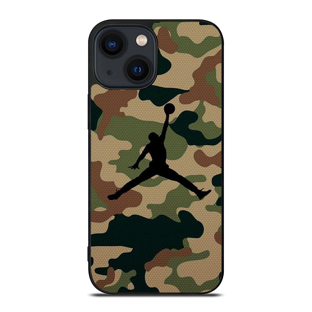 AIR JORDAN CAMO LOGO 2 iPhone 14 Plus Case Cover
