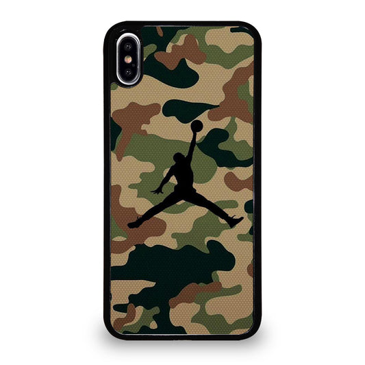 AIR JORDAN CAMO LOGO 2 iPhone XS Max Case Cover
