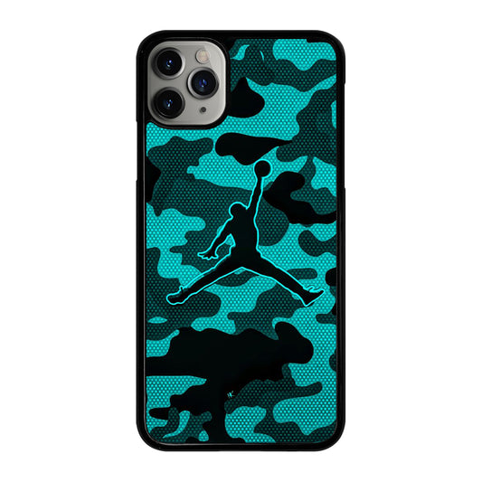 AIR JORDAN CAMO LOGO iPhone 11 Pro Max Case Cover