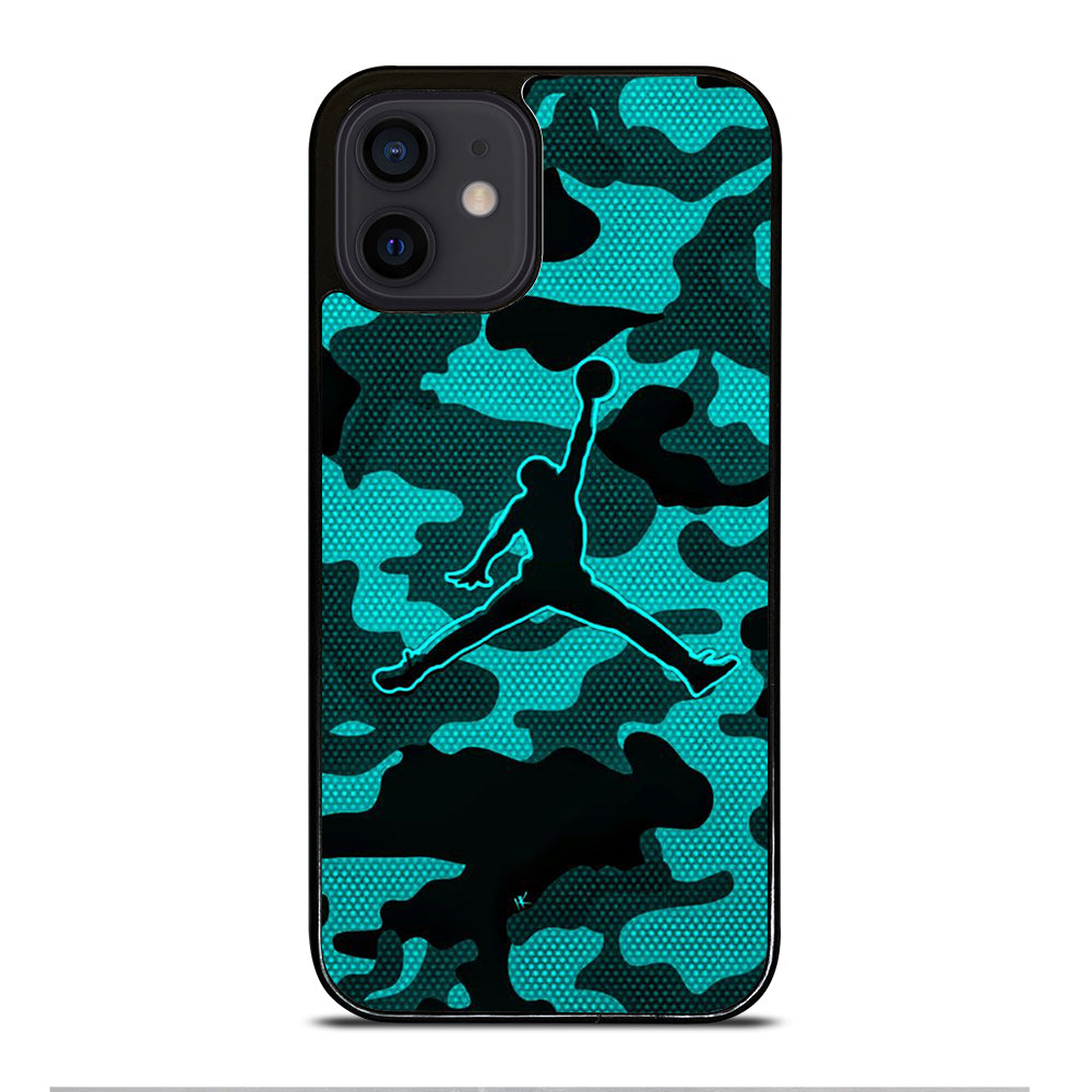 AIR JORDAN CAMO LOGO iPhone 12 Mini Case Cover