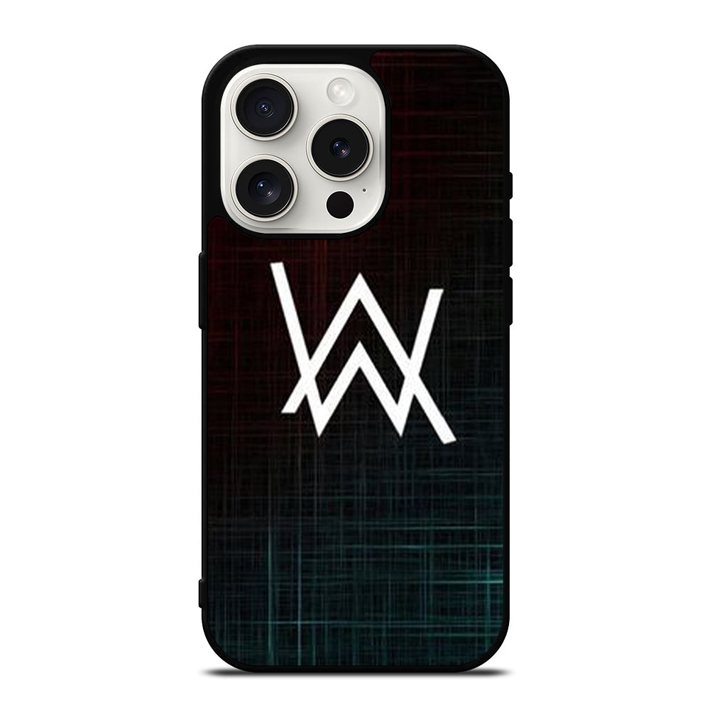 ALAN WALKER DJ LOGO iPhone 15 Pro Case Cover