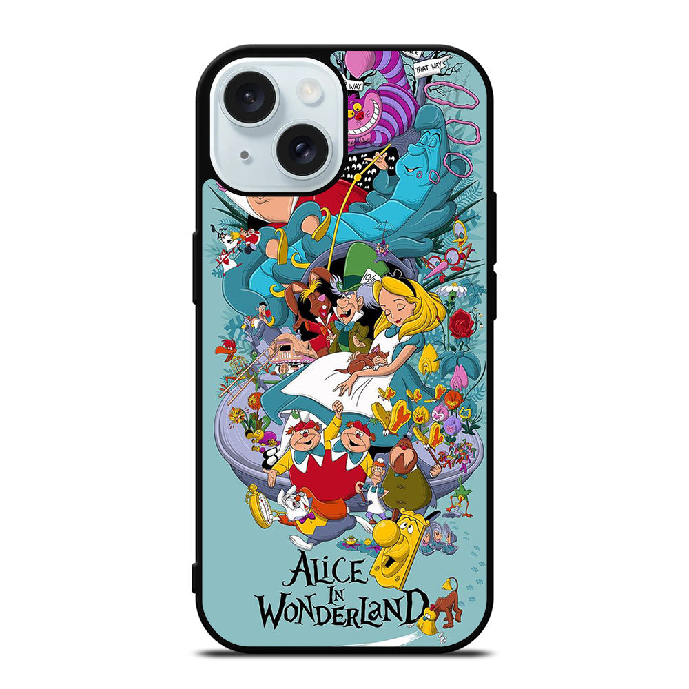 ALICE IN WONDERLAND CARTOON 2 iPhone 15 Case Cover