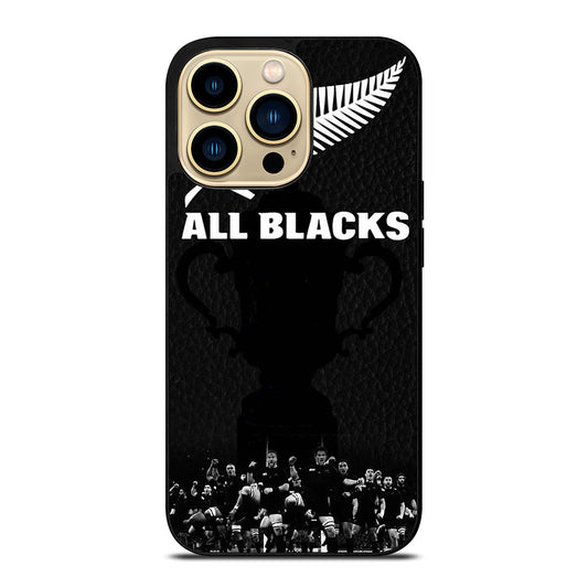 ALL BLACKS NEW ZEALAND RUGBY TEAM 3 iPhone 14 Pro Max Case Cover