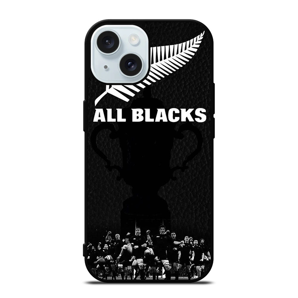 ALL BLACKS NEW ZEALAND RUGBY TEAM 3 iPhone 15 Case Cover