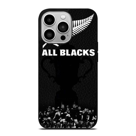 ALL BLACKS NEW ZEALAND RUGBY TEAM 3 iPhone 14 Pro Case Cover
